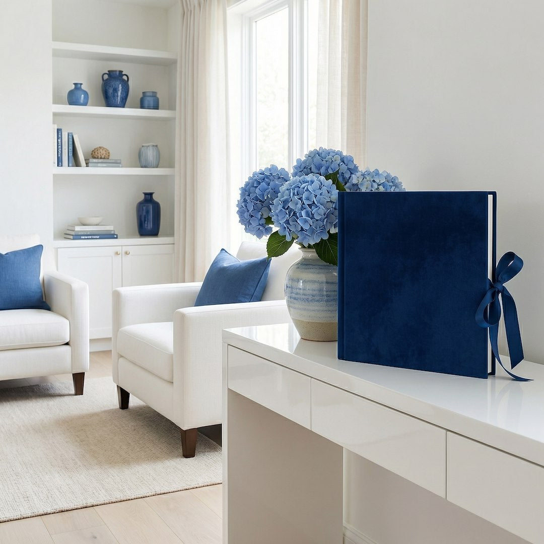 Album kieszeniowy szyty 10x15 cm 50 zdjęć KD4650VELVETINDIGO