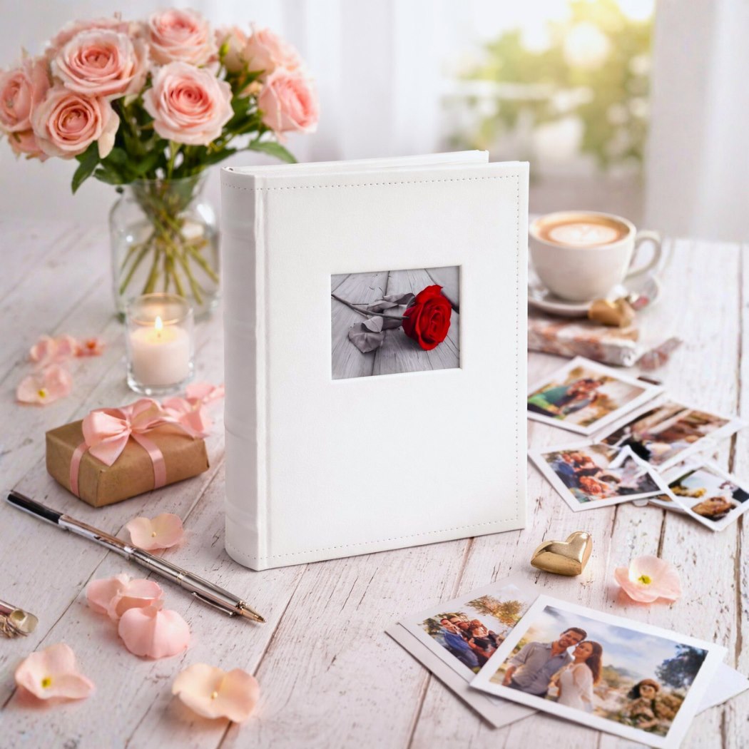 Album kieszeniowy szyty 13x18 cm 50 zdjęć KD5750WHITEW - zdjęcie 2