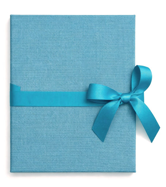 Album typu "jamnik" 13x18/12 LP57 LINEN AZURE