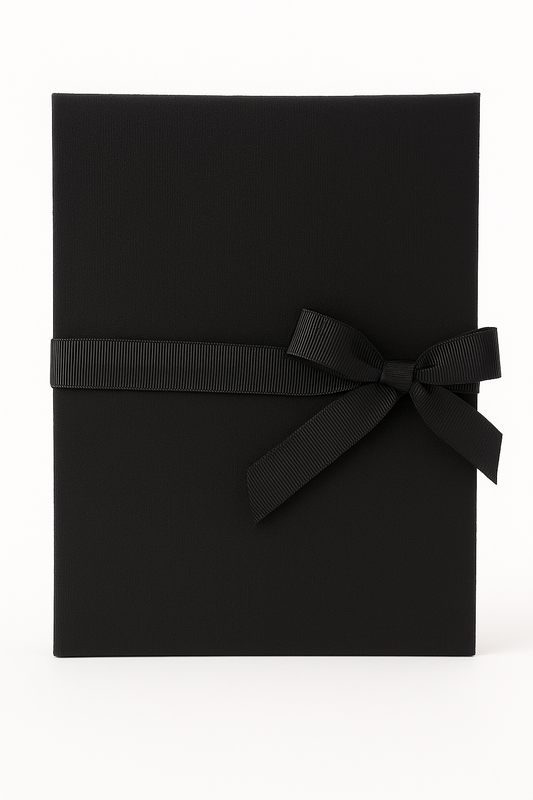 Album typu "jamnik" 13x18/12 LP57 LINEN BLACK