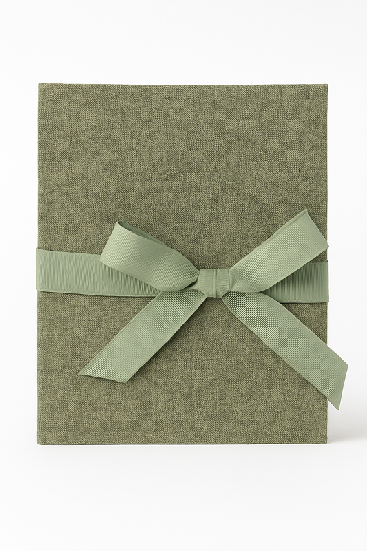 Album typu "jamnik" 13x18/12 LP57 LINEN OLIVE