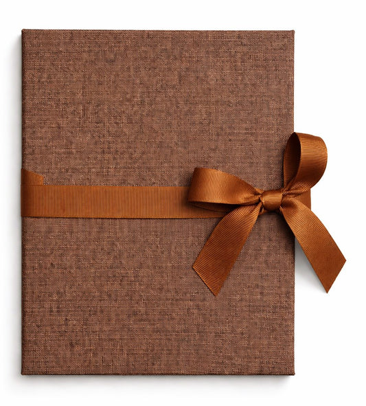Album typu "jamnik" 15x21/12 LP68 LINEN ESPRESSO
