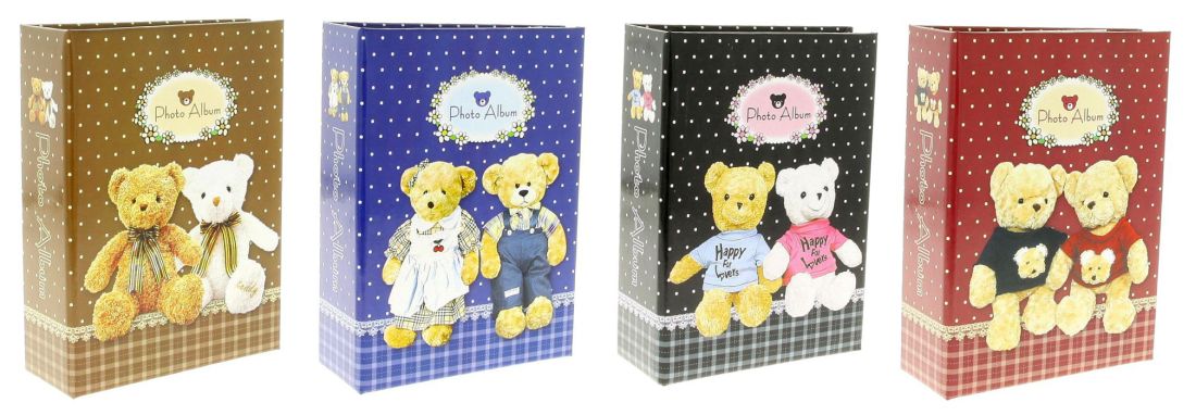Album kieszeniowy klejony 10x15 cm 100 zdjęć MM46100BEARS