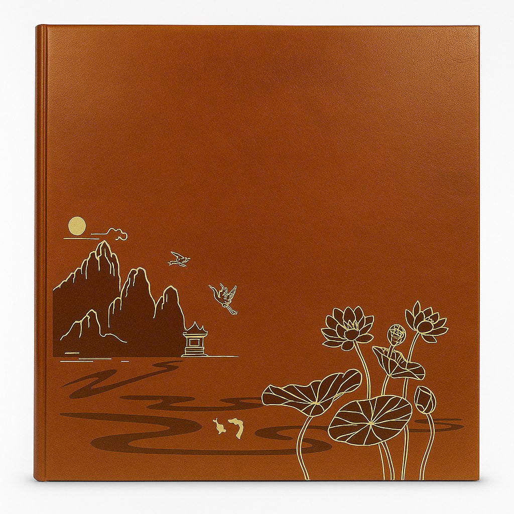 Album kieszeniowy nitowany 10x15 cm 500 zdjęć SB46500LOTUS-BROWN