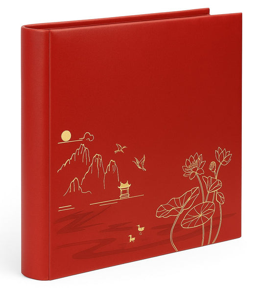 Album kieszeniowy nitowany 10x15 cm 500 zdjęć SB46500LOTUS-RED - zdjęcie 2