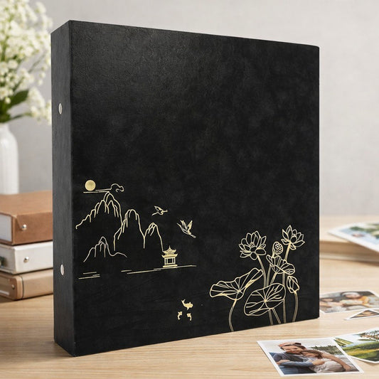 Album kieszeniowy nitowany 10x15 cm 1000 zdjęć SBC461000LOTUS-BLACK