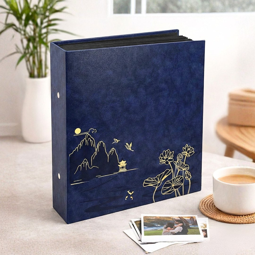 Album kieszeniowy nitowany 10x15 cm 1000 zdjęć SBC461000LOTUS-BLUE