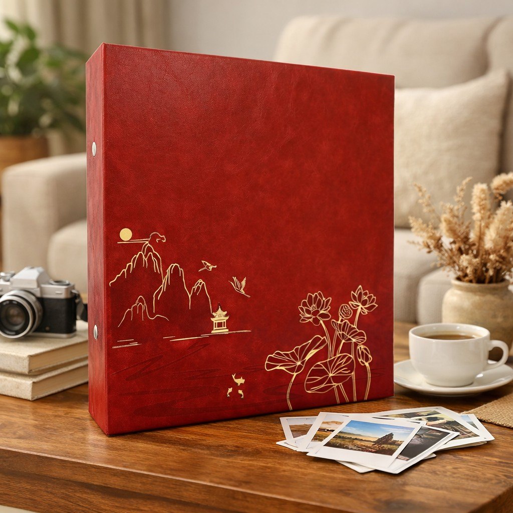 Album kieszeniowy nitowany 10x15 cm 1000 zdjęć SBC461000LOTUS-RED