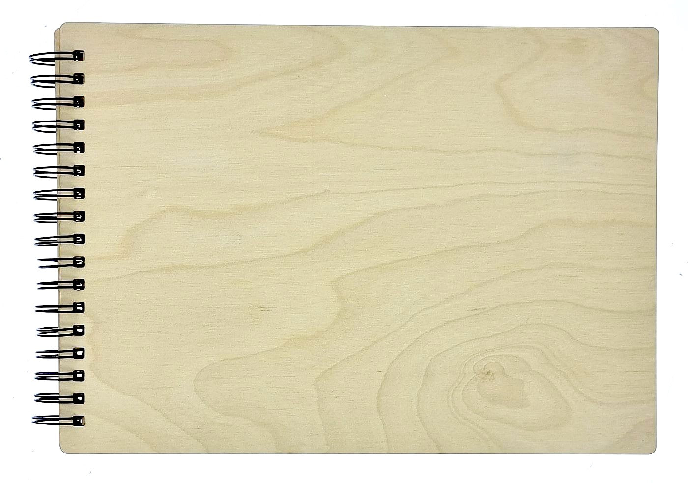 Album tradycyjny spirala 23x32 cm 60 stron SPLH30PLYWOOD